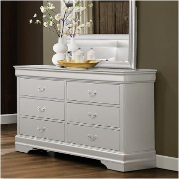 Marley-slr-d Global Furniture Marley - Silver Bedroom Furniture Dresser