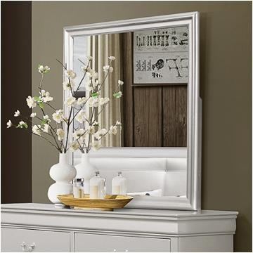 Marley-slr-m Global Furniture Marley - Silver Bedroom Furniture Mirror