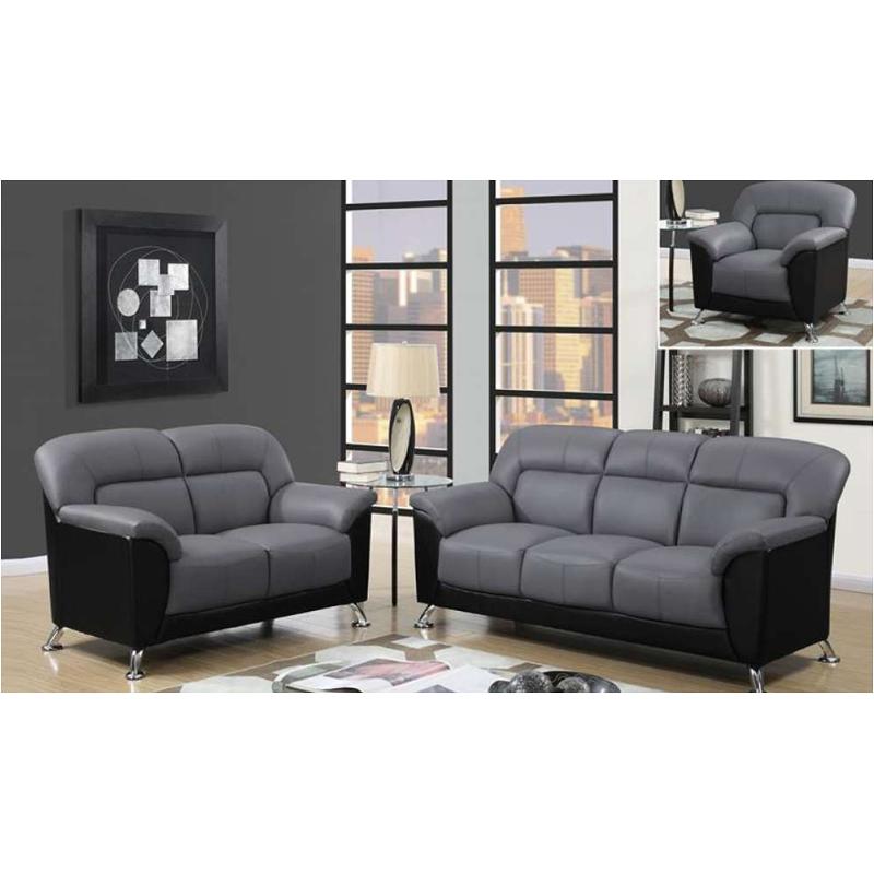 U9102-dgr/bl-s Global Furniture U9102-dgr/bl Living Room Furniture Sofa