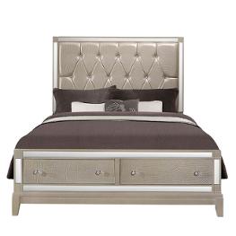 Mirror-cham-fb Global Furniture Mirror-champagne Bedroom Furniture Bed