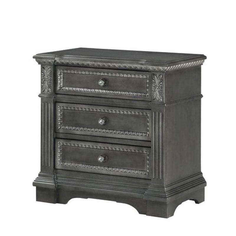 Marseille Gr Ns Global Furniture Nightstand With Usb