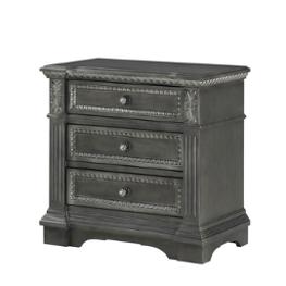 Marseille-gr-ns Global Furniture Marseille - Grey Bedroom Furniture Nightstand