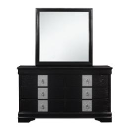 Mia-bl-d Global Furniture Mia - Black Bedroom Furniture Dresser