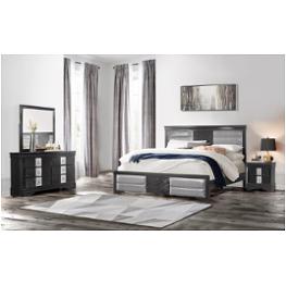 Mia-bl-qb Global Furniture Mia - Black Bedroom Furniture Bed