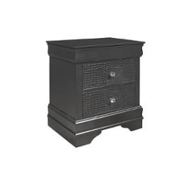 Pompei-mg-ns Global Furniture Pompei - Metallic Grey Bedroom Furniture Nightstand