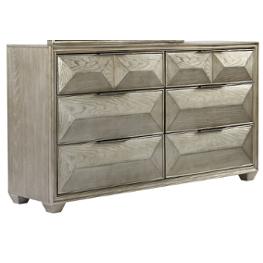 Soho-d Global Furniture Soho - Silver Bedroom Furniture Dresser