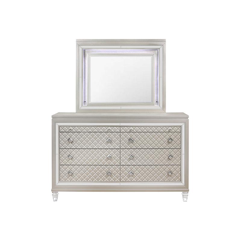 Paris-m Global Furniture Paris - Champagne Bedroom Furniture Mirror