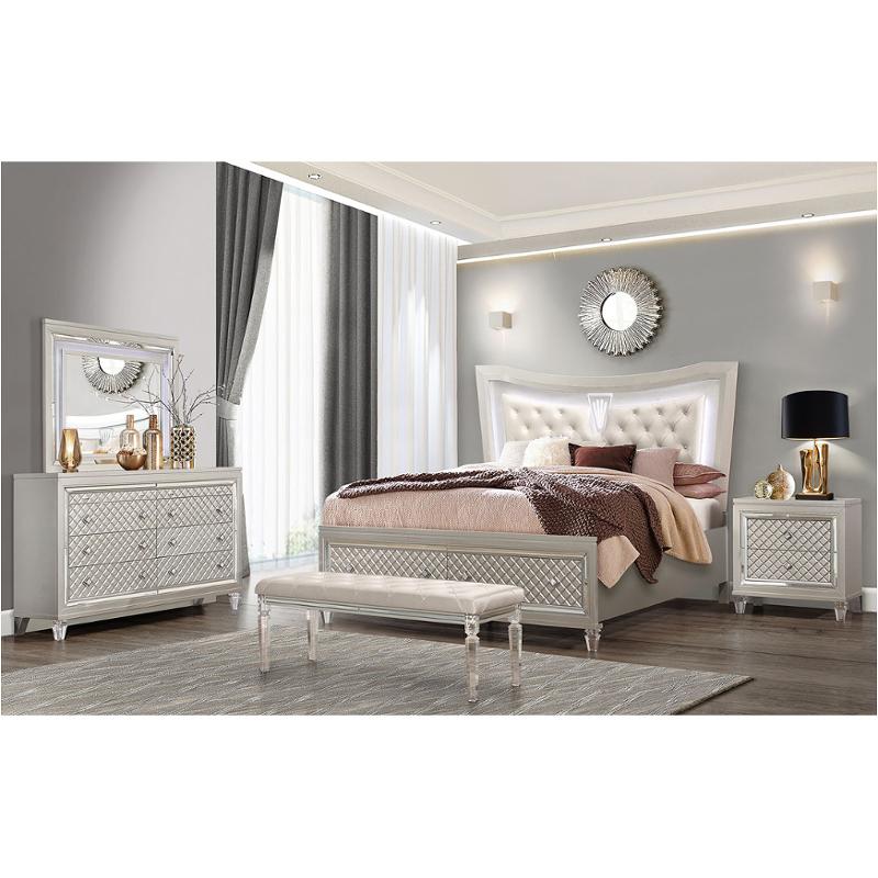 Paris-kb Global Furniture Paris - Champagne Bedroom Furniture Bed