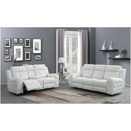 U8311-wh-rs Global Furniture U8311 - Blanche White Living Room Furniture Recliner