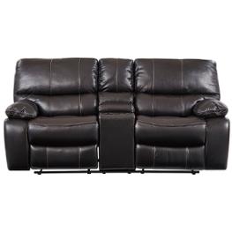 U0040-br-ls Global Furniture U0040 - Agnes Espresso/black Living Room Furniture Recliner