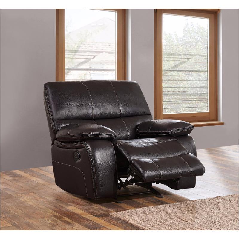 U0040-br-gr Global Furniture U0040 - Agnes Espresso/black Living Room Furniture Recliner