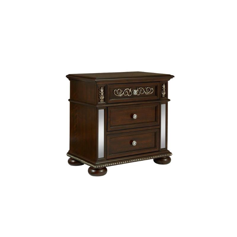 Diana-br-ns Global Furniture Diana - Brown Bedroom Furniture Nightstand