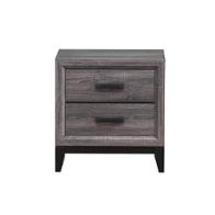 Kate-fg-ns Global Furniture Kate - Foil Grey Bedroom Furniture Nightstand