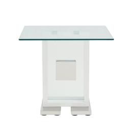 T1182e-wh Global Furniture 1182 Living Room Furniture End Table