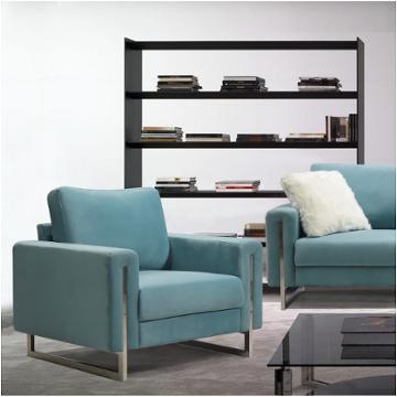 U8037-aqua-ch Global Furniture U8037 Living Room Furniture Living Room Chair