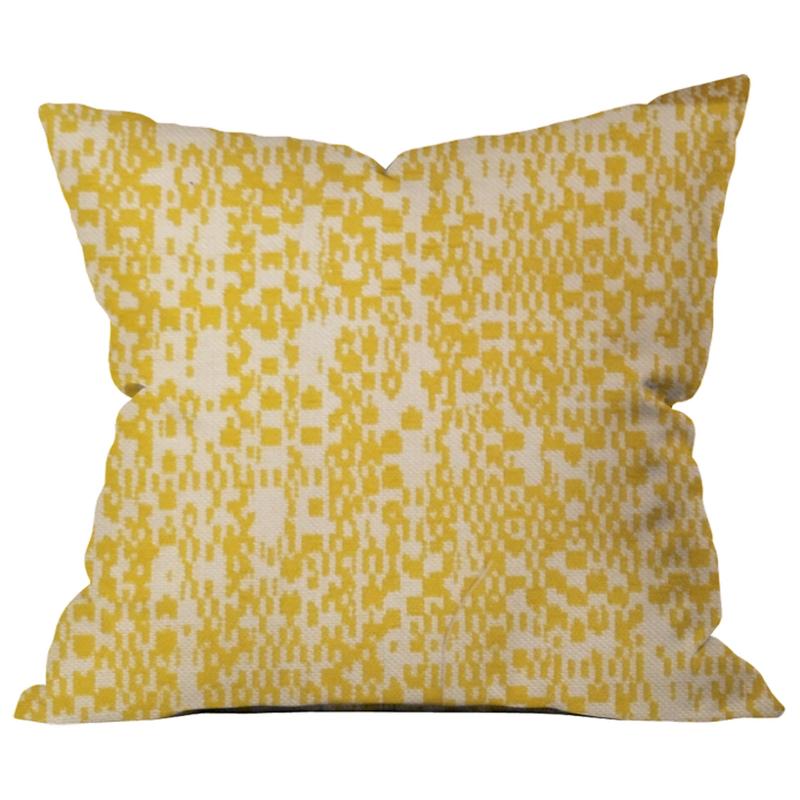 Abstract Mustard Global Furniture Accent Furniture Pillow