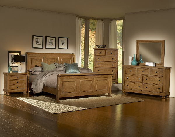 Reflections - Oak Bedroom Set Vaughan Bassett Furniture