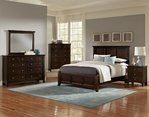 Bonanza - Merlot Bedroom Set Vaughan Bassett Furniture