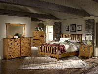 Bed / Dresser / Mirror / Nightstand