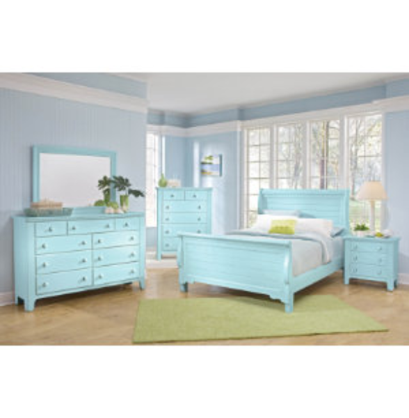 Cottage Colours Robins Egg Blue Bedroom Set Vaughan Bassett Furniture