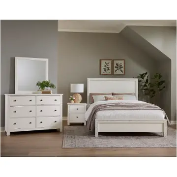 Fundamentals - White Bedroom Set Vaughan Bassett Furniture Fundamentals - White Bedroom Furniture