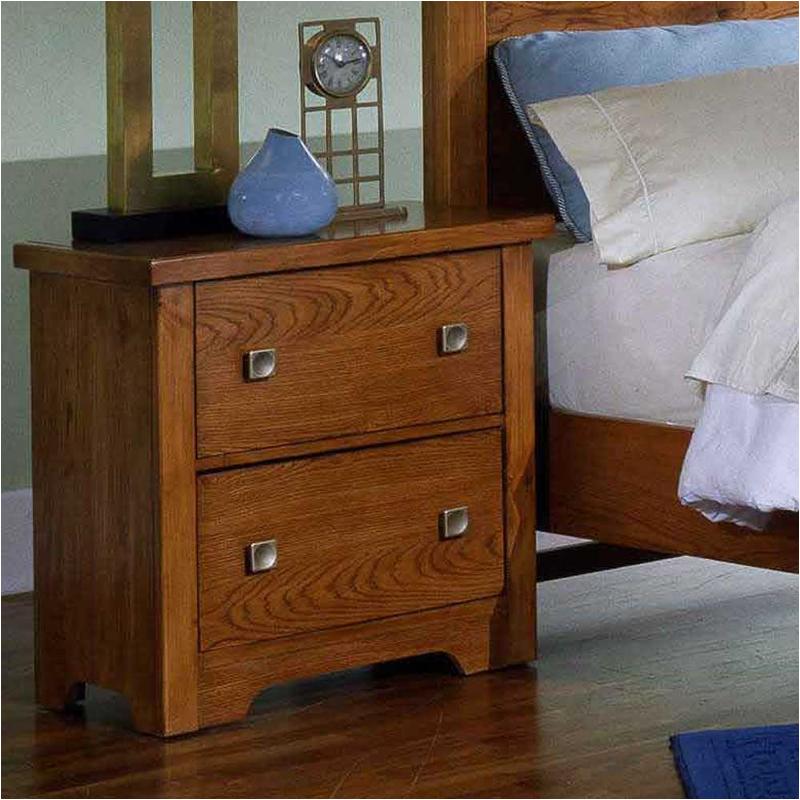 Bb36-226 Vaughan Bassett Furniture Night Stand - 2 Drawers-oak