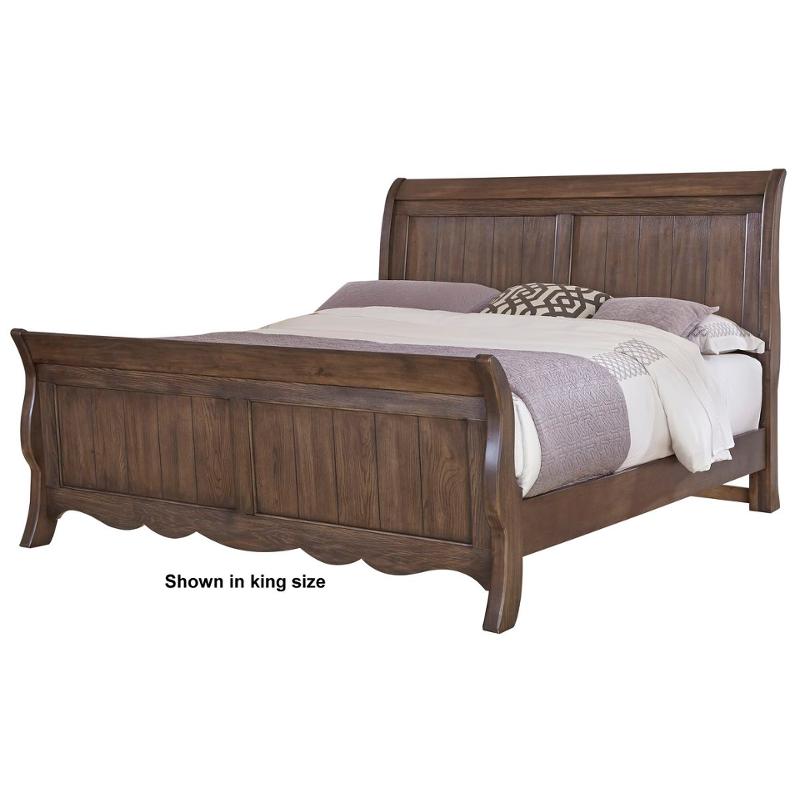 520-553 Vaughan Bassett Furniture Villa Sophia - Espresso Brown Bedroom Furniture Bed