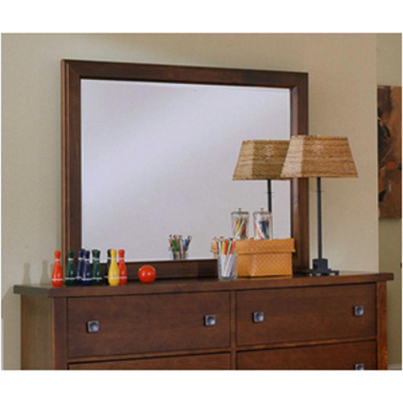 Bb25-446 Vaughan Bassett Furniture Lifestyle - Dark Cherry Bedroom Furniture Mirror