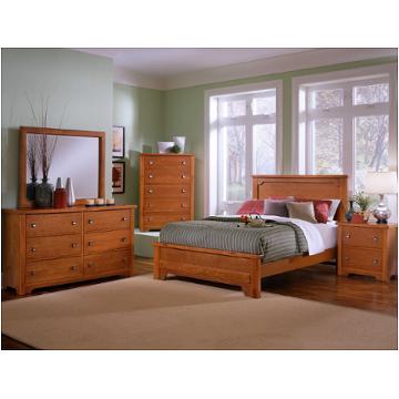 Bb35-558 Vaughan Bassett Furniture Lifestyle - Light Cherry Bedroom Furniture Bed