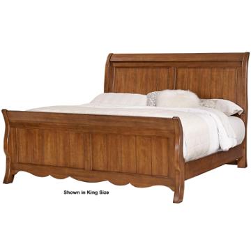 522-553 Vaughan Bassett Furniture Villa Sophia - Antique Cherry Bedroom Furniture Bed