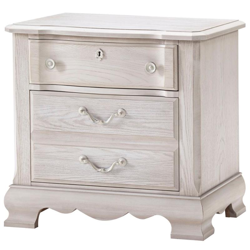 524-226 Vaughan Bassett Furniture Villa Sophia - Whole Cream Bedroom Furniture Nightstand
