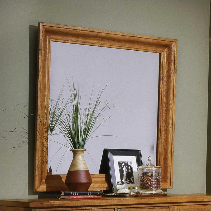 960-446 Vaughan Bassett Furniture Grandmas Keepsakes - Antique Oak Bedroom Furniture Mirror
