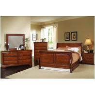 Bb13-553a Vaughan Bassett Furniture Louis - Dark Cherry Bedroom Furniture Bed