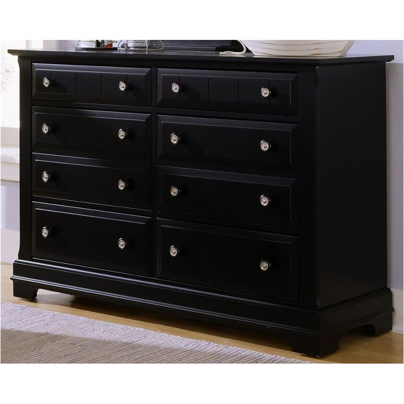 Bb16 001 Vaughan Bassett Furniture Double Dresser Black