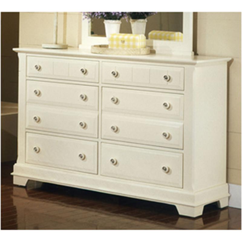 Bb17001 Vaughan Bassett Furniture Cottage Creamy White Dresser