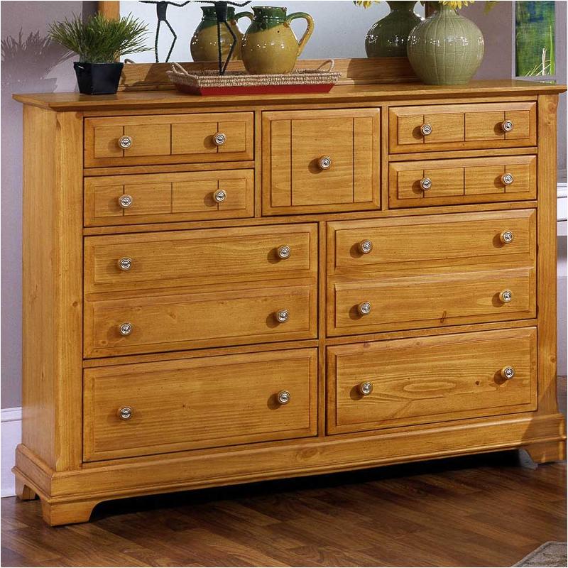 Bb20002 Vaughan Bassett Furniture Triple Dresser Pine