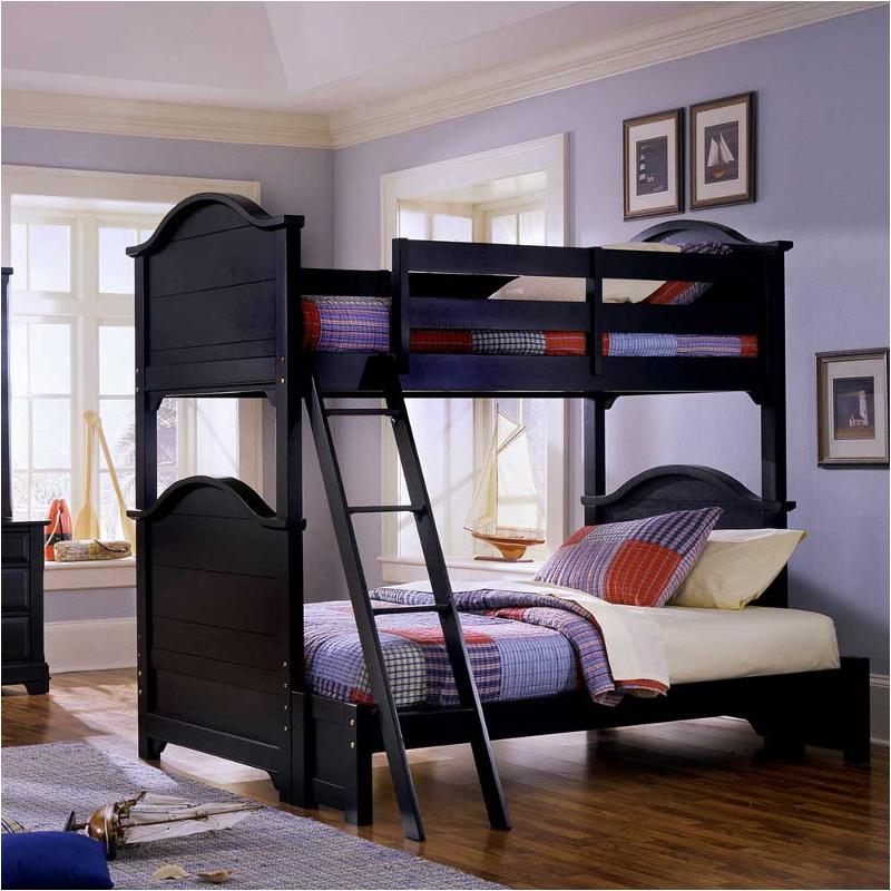 Bb16-333d Vaughan Bassett Furniture Cottage - Black Bedroom Furniture Bed