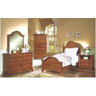 Bb19-338 Vaughan Bassett Furniture Cottage - Cherry Bedroom Furniture Bed