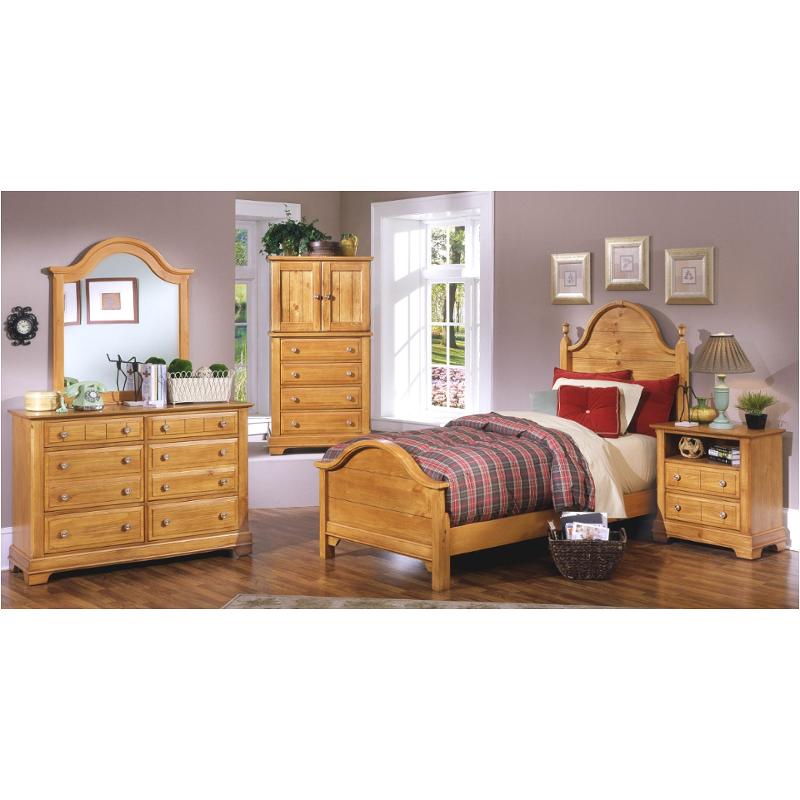 Bb20-338 Vaughan Bassett Furniture Cottage - Pine Bedroom Furniture Bed