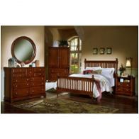 Bb19-557 Vaughan Bassett Furniture Cottage - Cherry Bedroom Furniture Bed