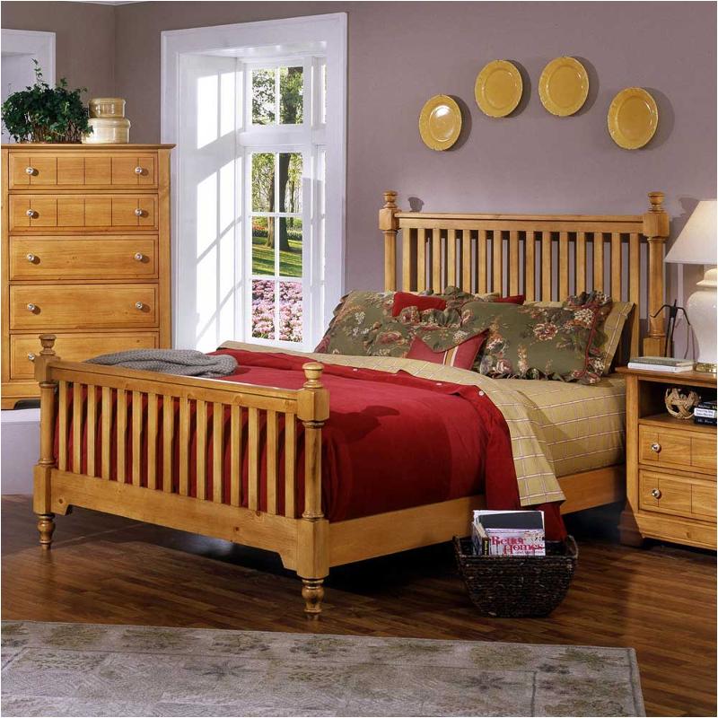 Bb20-667 Vaughan Bassett Furniture Cottage - Pine Bedroom Furniture Bed