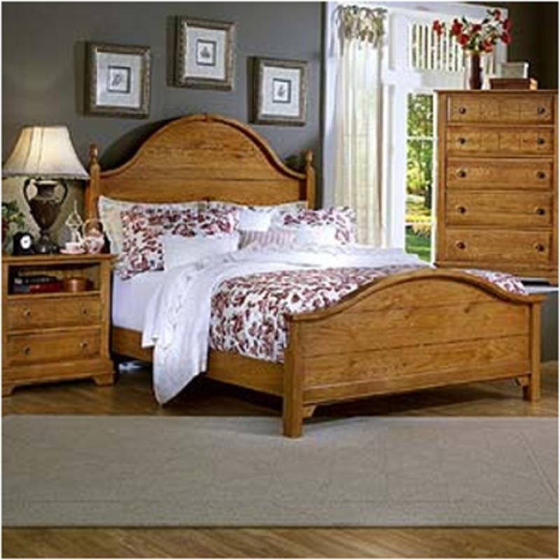 Bb21-668 Vaughan Bassett Furniture Cottage - Oak Bedroom Furniture Bed