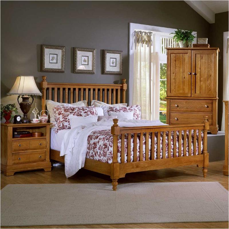 Bb21-667 Vaughan Bassett Furniture Cottage - Oak Bed