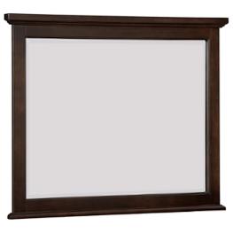 Bb27-446 Vaughan Bassett Furniture Bonanza - Merlot Bedroom Furniture Mirror
