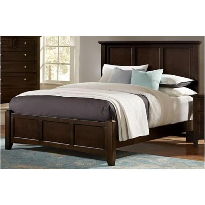 Bb27-558 Vaughan Bassett Furniture Bonanza - Merlot Bedroom Furniture Bed