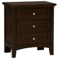 Bb27-226 Vaughan Bassett Furniture Bonanza - Merlot Bedroom Furniture Nightstand