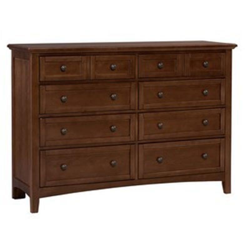 Bb28-002 Vaughan Bassett Furniture Triple Dresser - Cherry