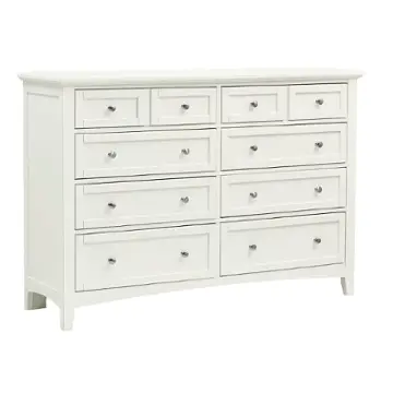 Bb29-002 Vaughan Bassett Furniture Bonanza - White Bedroom Furniture Dresser