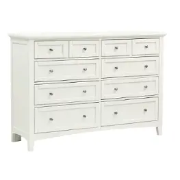 Bb29-002 Vaughan Bassett Furniture Bonanza - White Bedroom Furniture Dresser