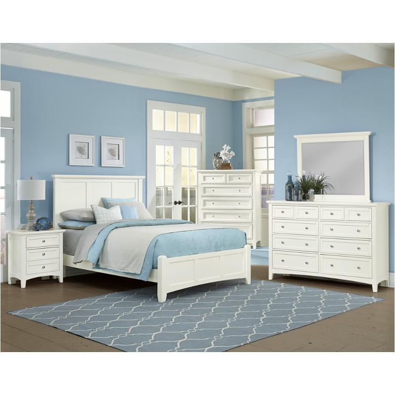 Bb29-558 Vaughan Bassett Furniture Queen Mansion Bed - White